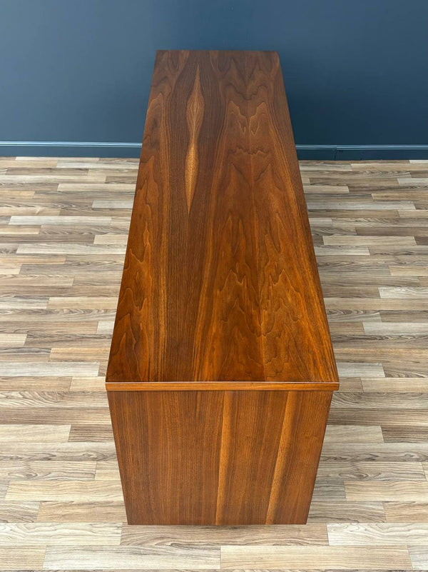 Mid-Century Modern Sculpted Walnut Dresser by Bassett Furniture, c.1960’s