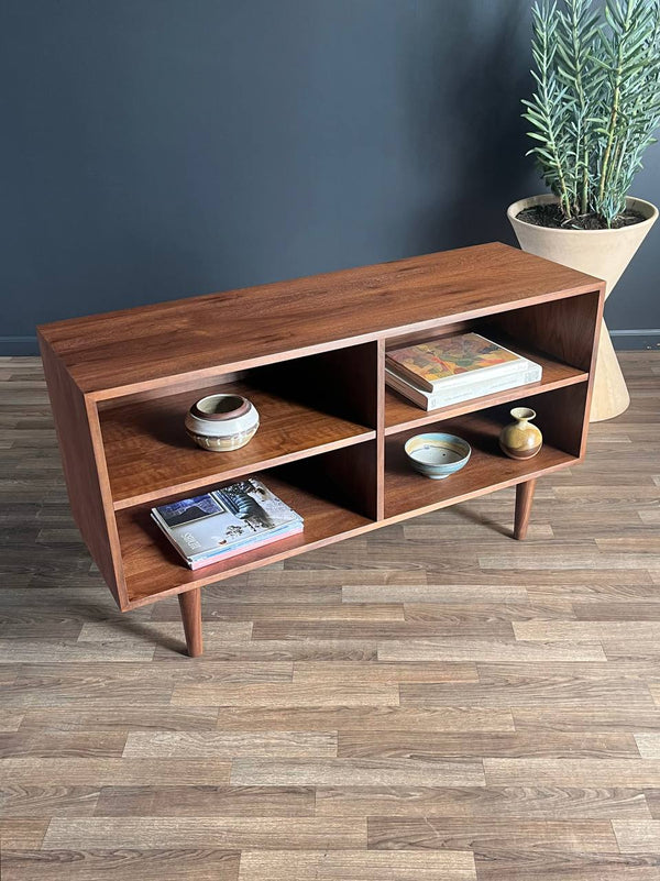 Mid-Century Modern Walnut Credenza or Bookcase, c.1960’s