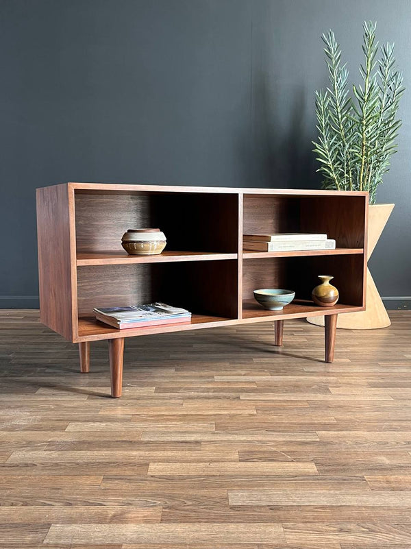 Mid-Century Modern Walnut Credenza or Bookcase, c.1960’s