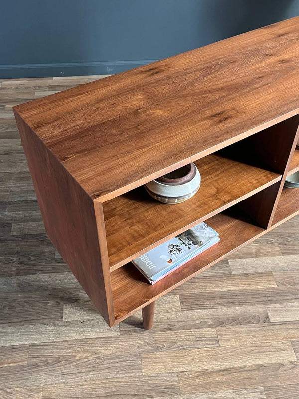 Mid-Century Modern Walnut Credenza or Bookcase, c.1960’s