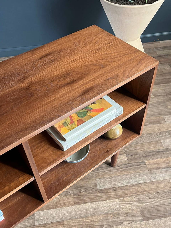Mid-Century Modern Walnut Credenza or Bookcase, c.1960’s