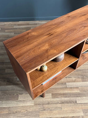 Mid-Century Modern Walnut Credenza or Bookcase, c.1960’s