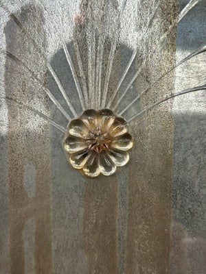 Pair of 1920’s Art Deco Mirrored Bronze Sconces