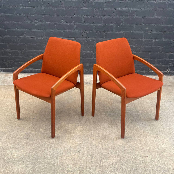 Set of 6 Vintage Mid-Century Danish Modern Teak Dining Chairs by Kai Kristiansen, c.1950’s