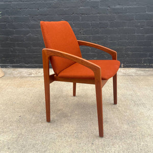 Set of 6 Vintage Mid-Century Danish Modern Teak Dining Chairs by Kai Kristiansen, c.1950’s