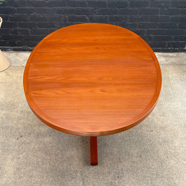 Vintage Mid-Century Danish Modern Teak Expanding Dining Table by Dyrlund, c.1960’s