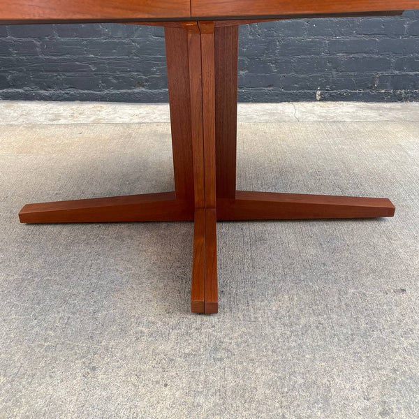 Vintage Mid-Century Danish Modern Teak Expanding Dining Table by Dyrlund, c.1960’s