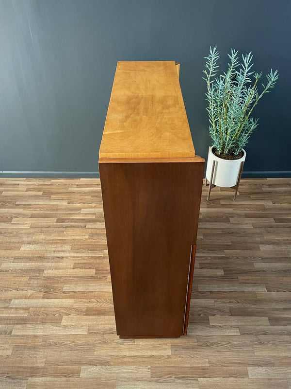 Mid-Century Art Deco Rosewood Bar Display Cabinet, c.1940’s