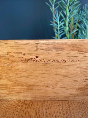 Mid-Century Modern Walnut 9-Drawer Dresser by American of Martinsville, c.1950’s