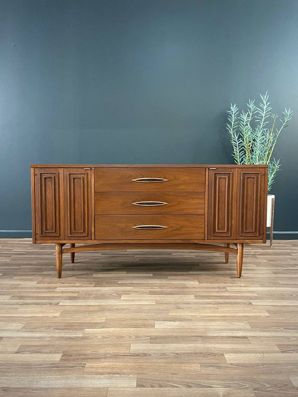 Mid-Century Modern “Sculptra” Walnut Credenza by Broyhill, c.1960’s