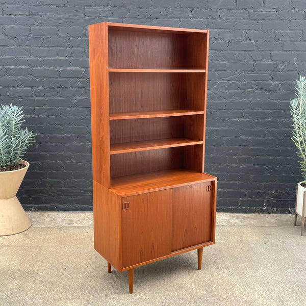 Vintage Mid-Century Danish Modern Teak Bookshelf Cabinet, c.1960’s