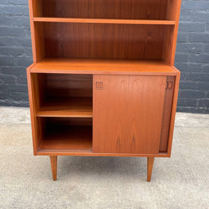 Vintage Mid-Century Danish Modern Teak Bookshelf Cabinet, c.1960’s