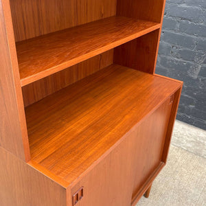 Vintage Mid-Century Danish Modern Teak Bookshelf Cabinet, c.1960’s