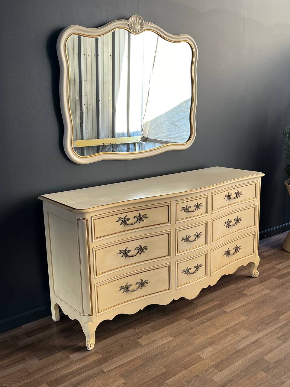 Vintage French Provincial Painted Dresser, c.1960's Vintage Supply Vintage French Provincial Painted Dresser, c.1960's Vintage Supply