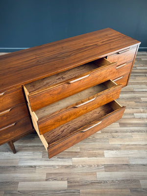Mid-Century Modern 9-Drawer Walnut Dresser, c.1950’s