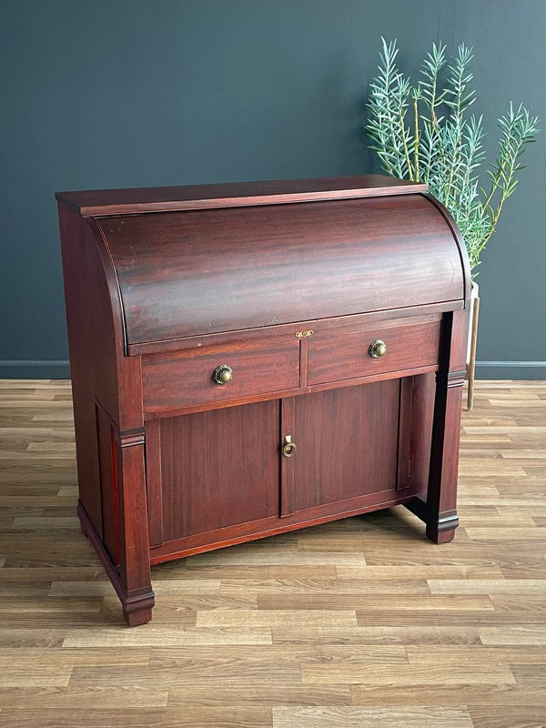 Antique American Roll Top Desk, c.1930’s