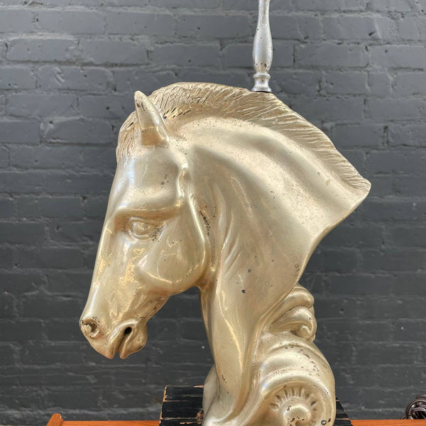Pair of Vintage Mid-Century Modern Horse Motif Table Lamps by Kuper, c.1960’s