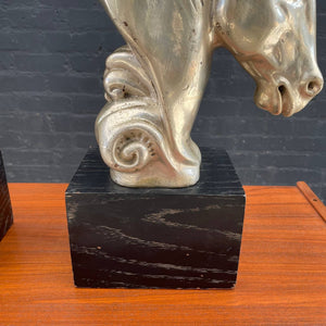 Pair of Vintage Mid-Century Modern Horse Motif Table Lamps by Kuper, c.1960’s