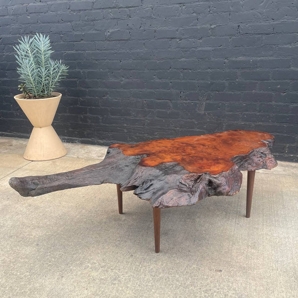 Vintage Mid-Century Modern Free-Form Live Edge Coffee Table, c.1960’s