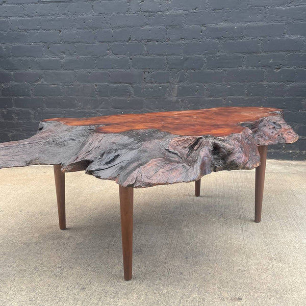 Vintage Mid-Century Modern Free-Form Live Edge Coffee Table, c.1960’s