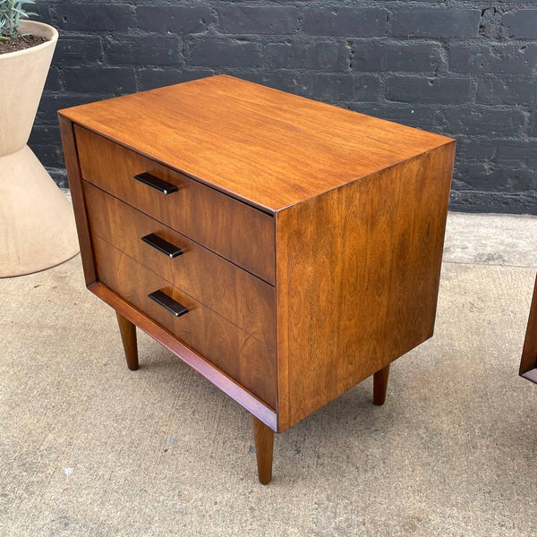 Pair of Vintage Mid-Century Modern Walnut Night Stands by Lane Furniture, c.1960’s