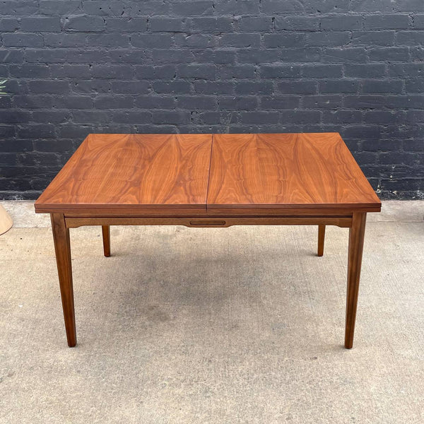 Large Expanding Mid-Century Modern Walnut Dining Table, c.1960’s