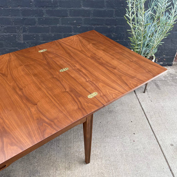 Large Expanding Mid-Century Modern Walnut Dining Table, c.1960’s