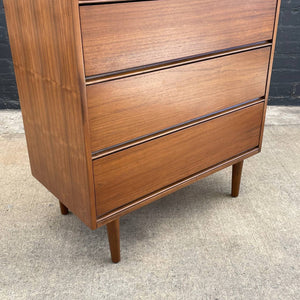 Mid-Century Modern Walnut Highboy Dresser, c.1960’s