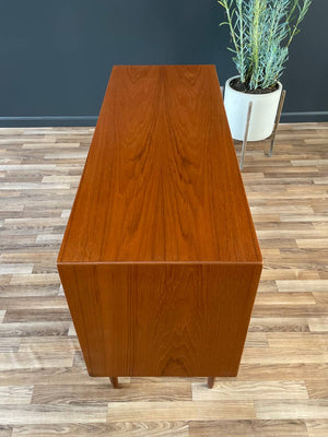 Mid-Century Danish Modern Teak Credenza with Drawers, c.1960’s