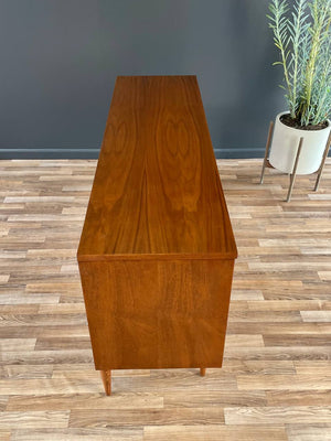 Mid-Century Modern 9-Drawer Walnut Dresser, c.1960’s