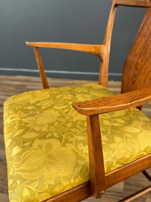 Pair of Mid-Century Modern Sculpted Walnut Arm Chairs, c.1950’s