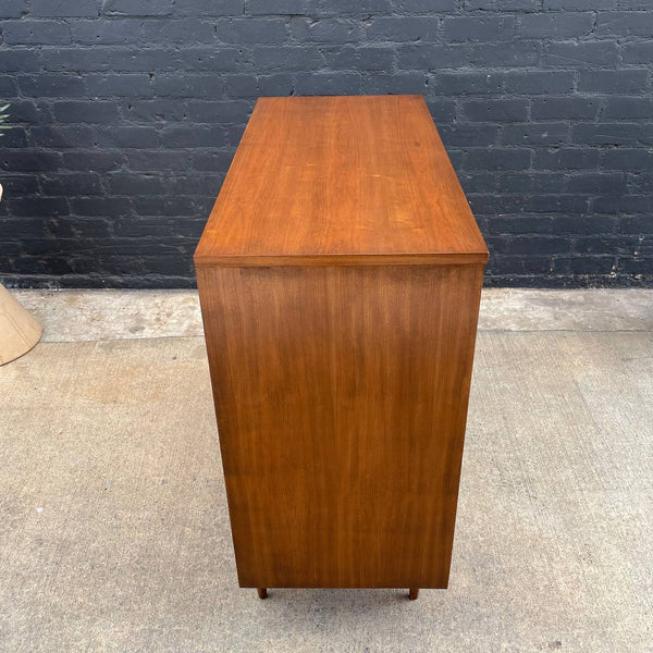 Mid-Century Modern Walnut Highboy Dresser by Dixie Furniture, c.1960’s