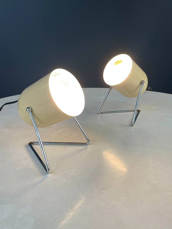 Pair of Mid-Century Modern Spotlight Table Lamps by Mobilite, c.1970’s