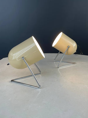 Pair of Mid-Century Modern Spotlight Table Lamps by Mobilite, c.1970’s