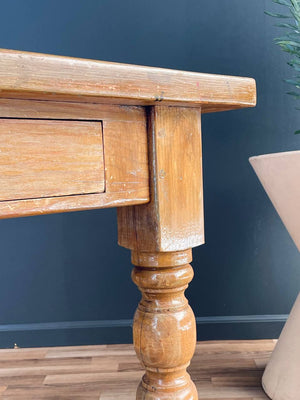 English Style Rustic Primitive Farm Table