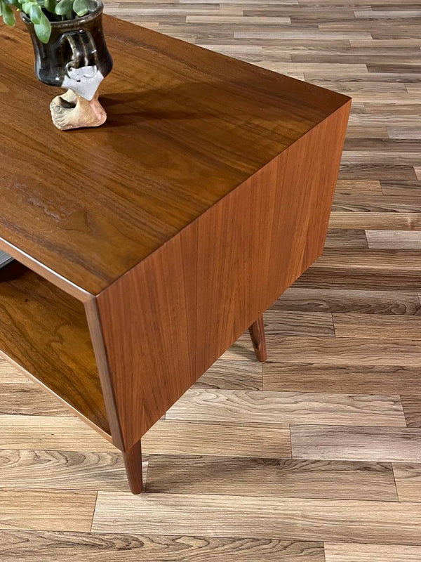 Milo Baughman Walnut Credenza/Bookcase for Glenn of California, c.1950’s
