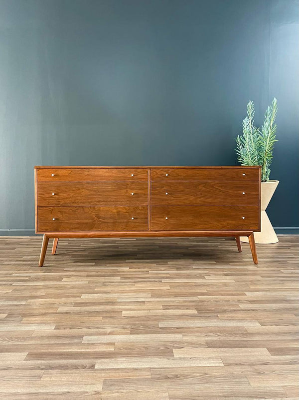 Mid-Century Modern Sculpted Walnut Dresser, c.1960’s