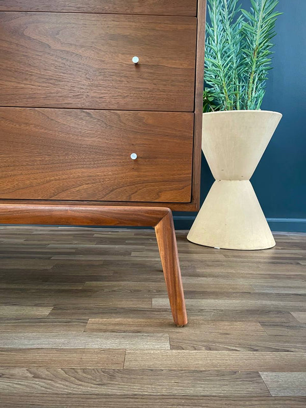 Mid-Century Modern Sculpted Walnut Dresser, c.1960’s