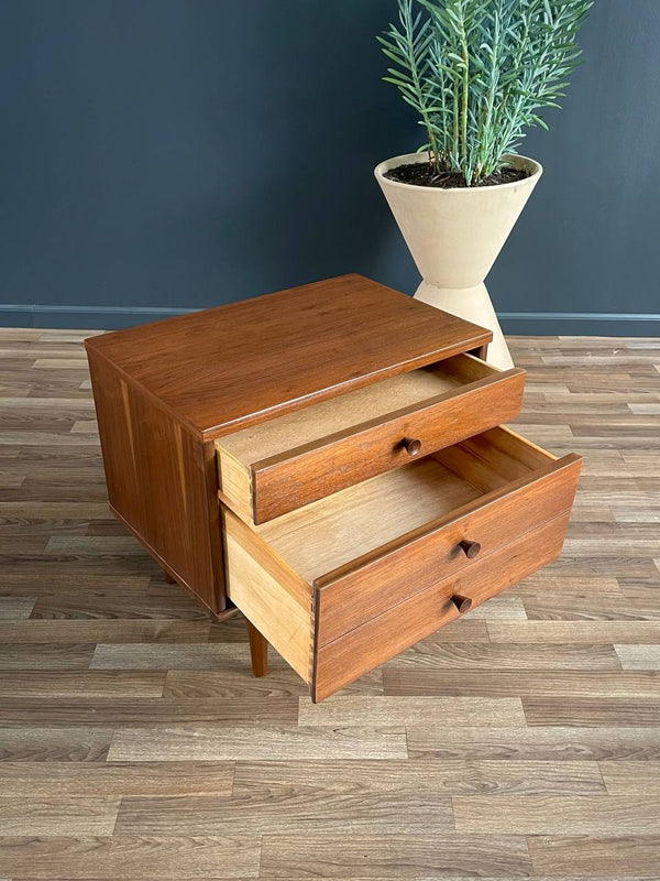 Pair of Mid-Century Modern Walnut Night Stands, c.1960’s