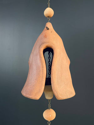 Mid-Century Modern Terracota Wind Chime Bell, c.1970’s