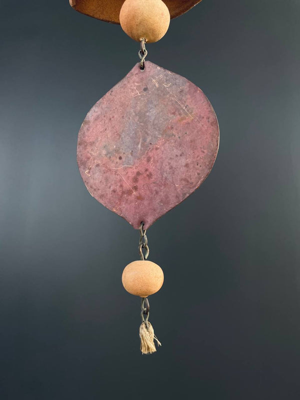 Mid-Century Modern Terracota Wind Chime Bell, c.1970’s