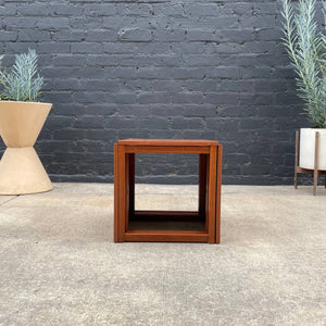 Set of 3 Danish Modern Interlocking Cube Nesting Tables, c.1960’s