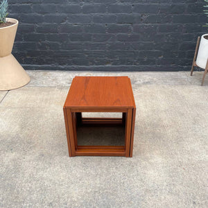 Set of 3 Danish Modern Interlocking Cube Nesting Tables, c.1960’s