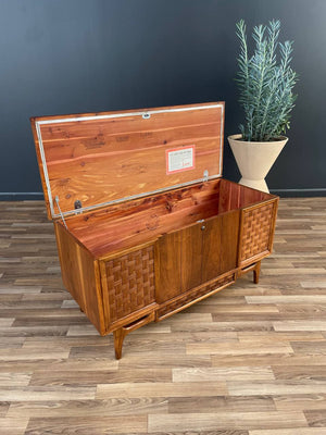 Mid-Century Modern “Perception” Cedar Trunk Cabinet by Lane, c.1960’s
