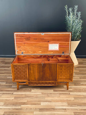 Mid-Century Modern “Perception” Cedar Trunk Cabinet by Lane, c.1960’s