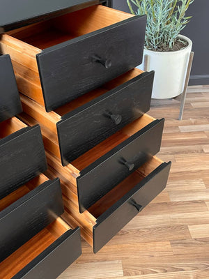 Mid-Century Modern Ebonized 12-Drawer Dresser by Century Furniture, c.1960’s