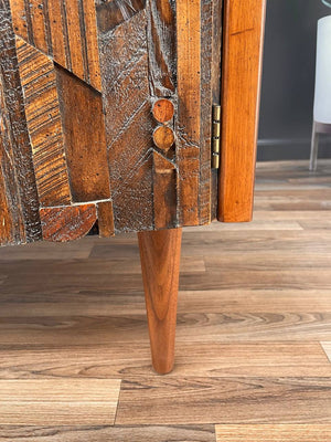 Pair of Mid-Century Modern Brutalist Night Stands by Lane, c.1960’s