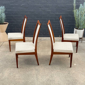 Set of 6 Mid-Century Modern Walnut Dining Chairs by John Kapel, c.1960’s