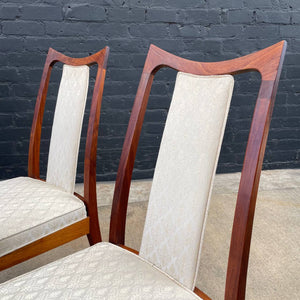 Set of 6 Mid-Century Modern Walnut Dining Chairs by John Kapel, c.1960’s