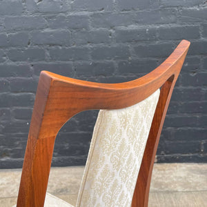 Set of 6 Mid-Century Modern Walnut Dining Chairs by John Kapel, c.1960’s